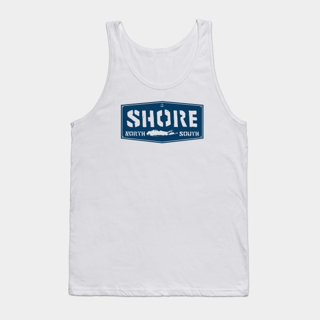 NORTH x SOUTH SHORE LONG ISLAND NEW YORK Tank Top by LOCAL51631